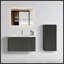 Meuble-lavabo flottant rayé en chêne noir brossé de 30 pouces avec lavabo en céramique blanche Etna, design moderne et élégant pour les salles de bain contemporaines-1300003534-1300003568