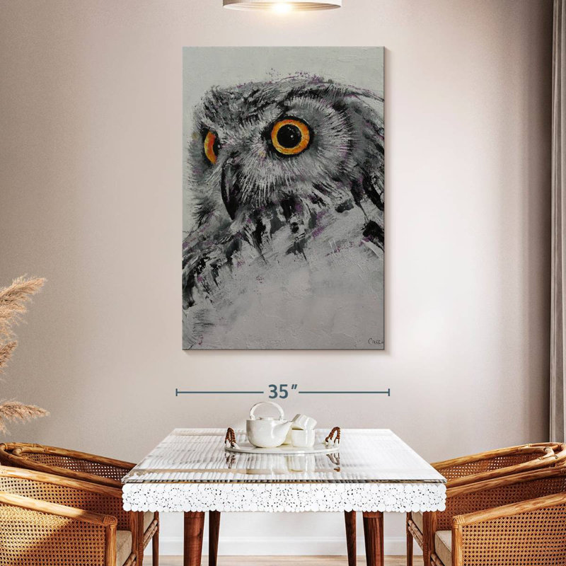 Brampt Spirit Owl, H 51 po x l 34 po