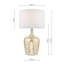 Lower Glass Table Lamp