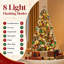 Lighted Artificial Fir Christmas Tree-1074111183