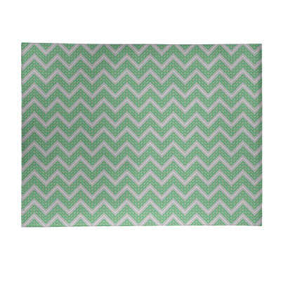 Chenille Chevron Indoor Rug