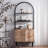 Black + Manufactured Wood Display Cases