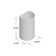 Logan Ceramic Flush Mounted Sconce