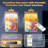 Dimmable Cordless Picture Light With Controller And Timer, Rechargeable 5000Mah Battery Wall Sconce(Gold)