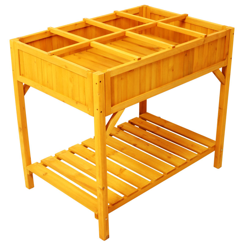 Lit de jardin surélevé avec pieds