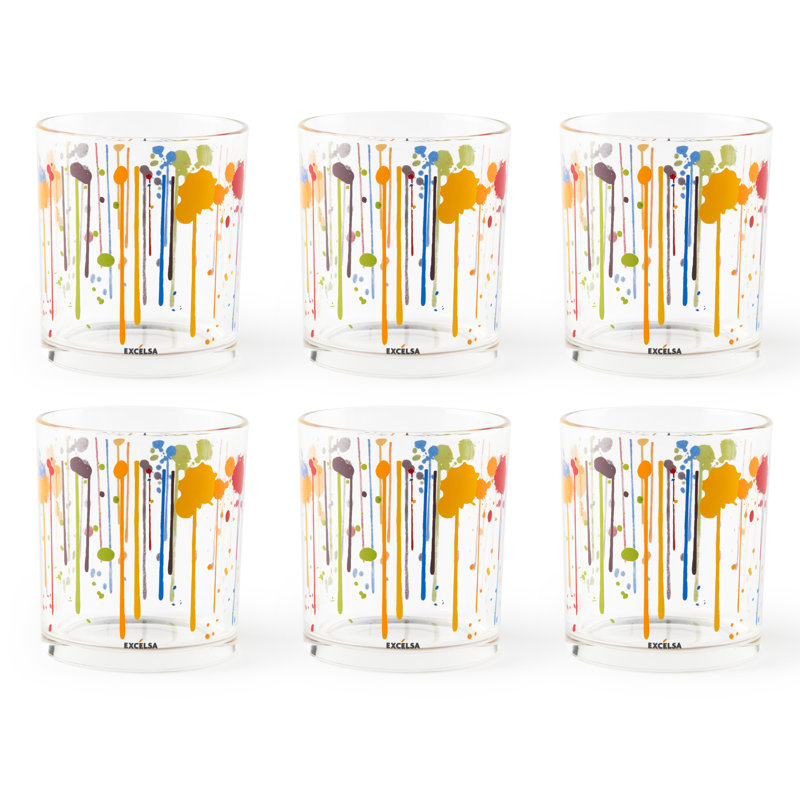 Dripping 250ml Drinking Glass Set