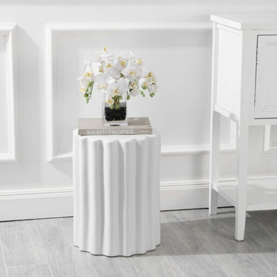 Pier Ceramic Accent Stool