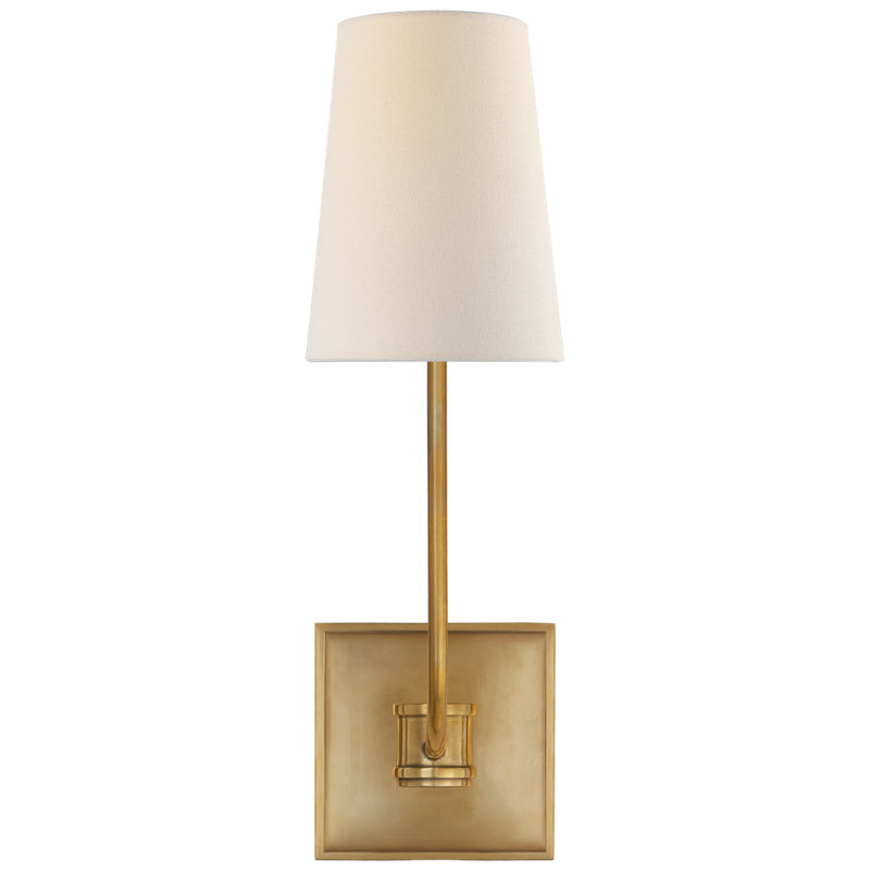 Chapman & Myers Venini Single Sconce, Antique-Burnished Brass