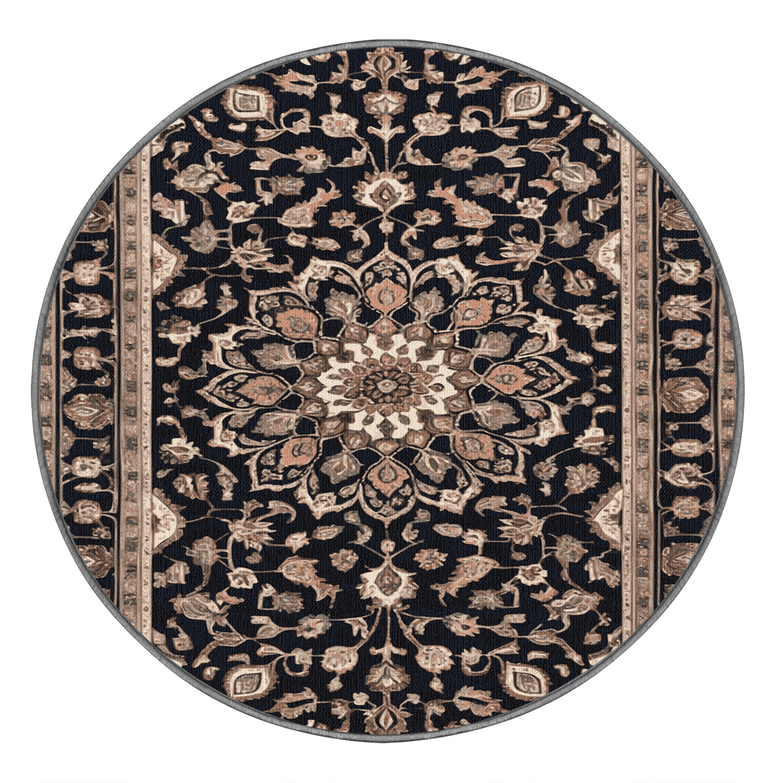 Bloomsbury Market Machine Washable Persian Grey Area Rug - Wayfair Canada