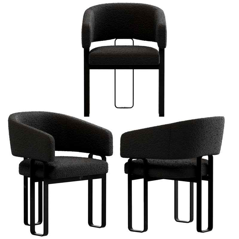 Fauteuils de salle à manger rembourrés Modern