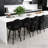 26" Upholstered Swivel Counter & Bar Stool with Solid Wood Frame-1420032583