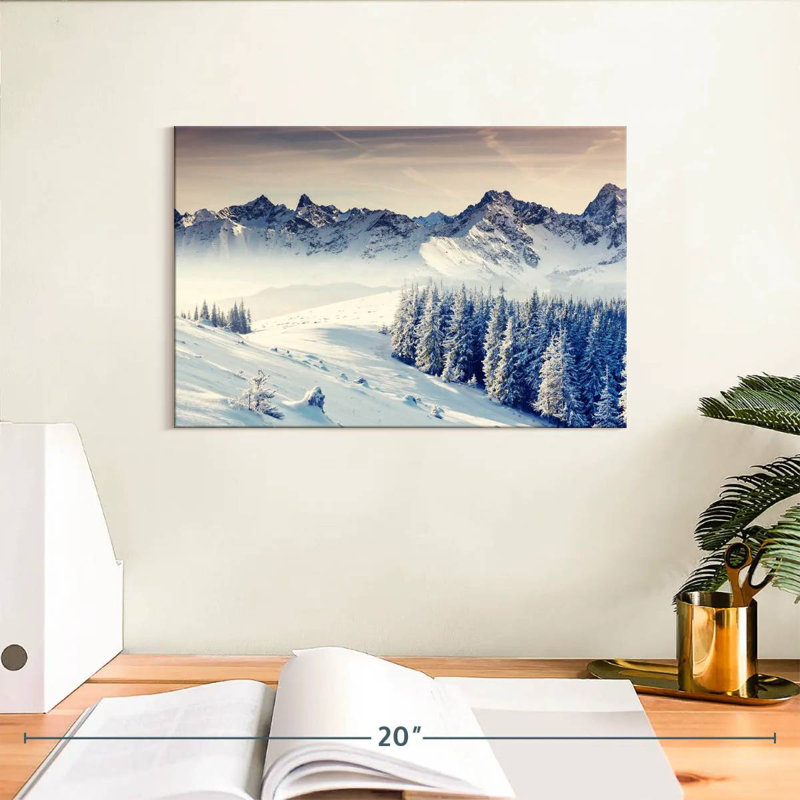Alvord Winter Snowy Mountains, H 8 po x l 12 po