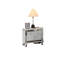 Contemporary Bedroom Nightstand With Modern Design, Wireless Charging And 2 Storage Drawers For Luxury Bedside Table Drawers, Elegant Look Stylish