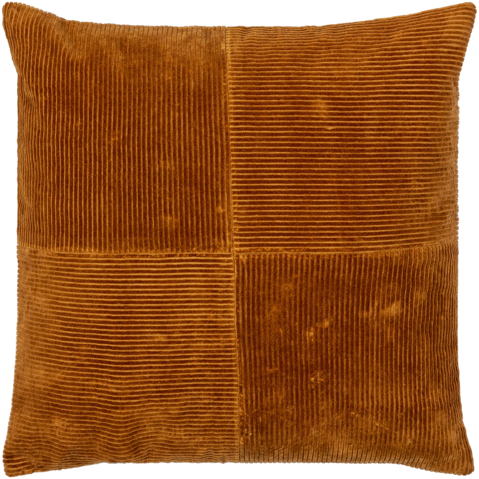 Selma Cotton Throw Pillow, 20" x 20", Brick Red