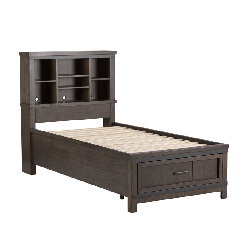 Lexee Twin Bookcase Bed, Dresser & Mirror, Twin