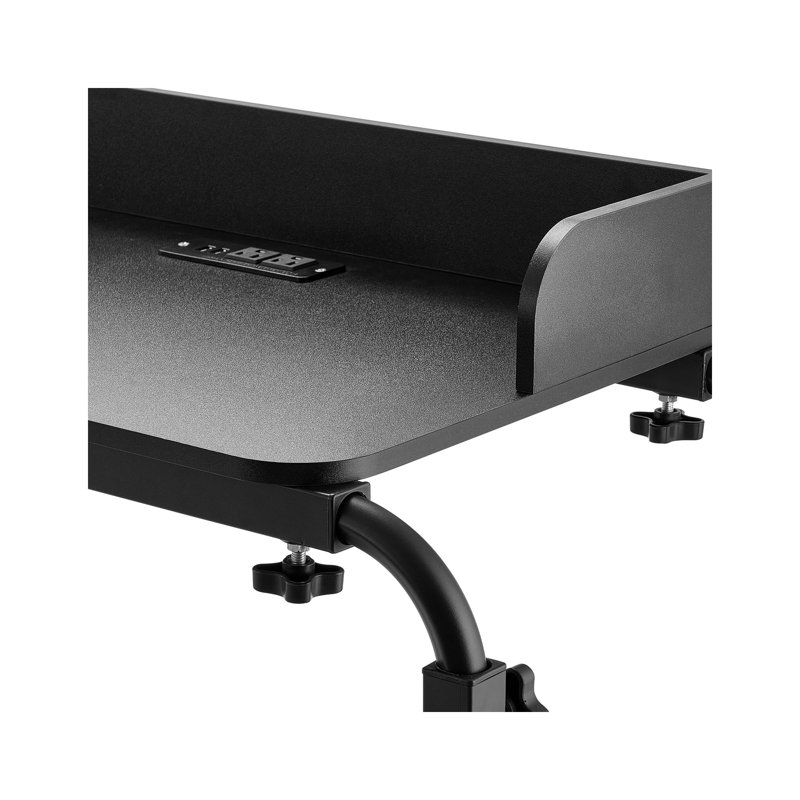Table de lit mobile réglable en acier l 62,99 po x P 18,5 po x H 5,51 po VEVOR