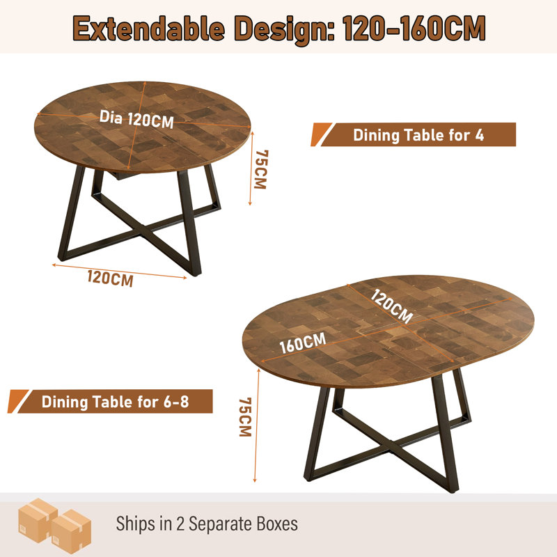 Dining Set, 2 Beige Chair