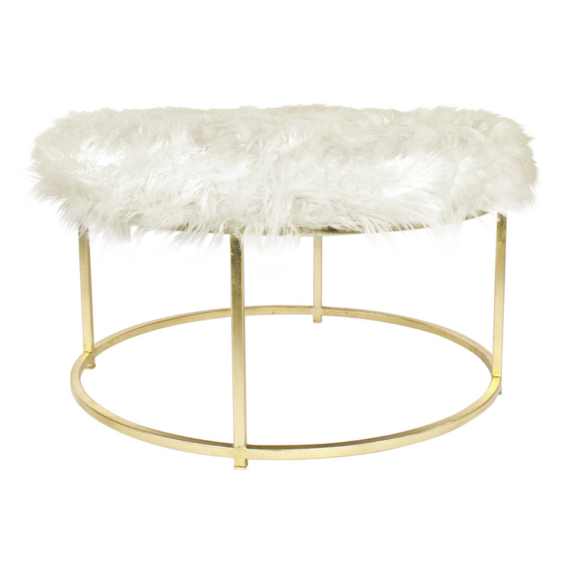 Paris 36" Wide Round Standard Ottoman