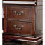 Table de chevet 1Pc Table de chevet cachée 2 tiroirs en bois massif seulement