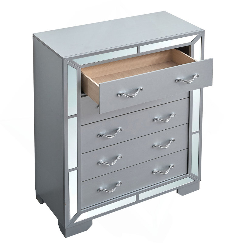 Commode moderne, argent