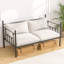 Korecky Metal Twin Daybed Frame, No Box Spring Needed Daybed Sofa Bed with Steel Slats, Space-Saving Metal Guest Bed for Bedroom, Living Room, Kids Room, Guest Room-341921305
