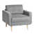 Gray Polyester Blend selected