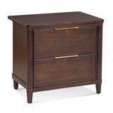 Clair 2 - Drawer Solid Wood Nightstand