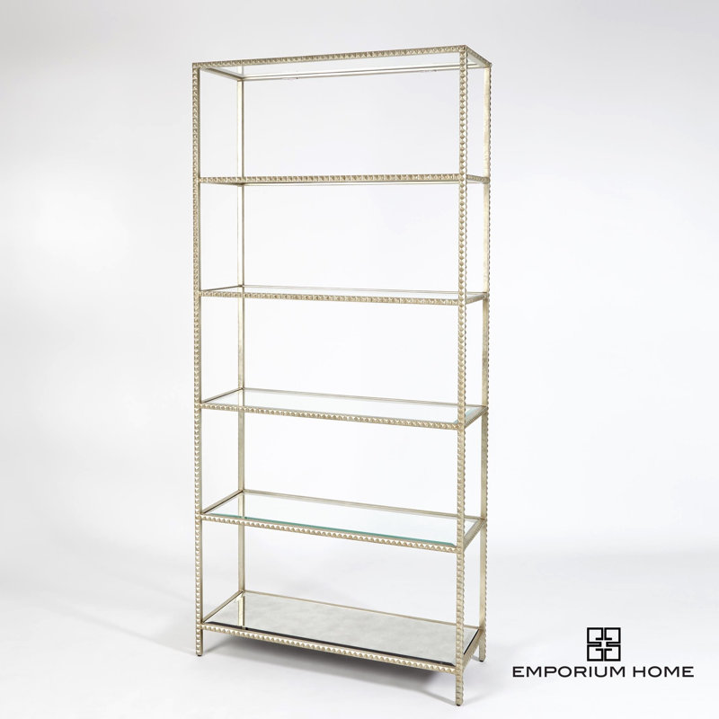 Emporium Home Etagere Bookcase, Gold