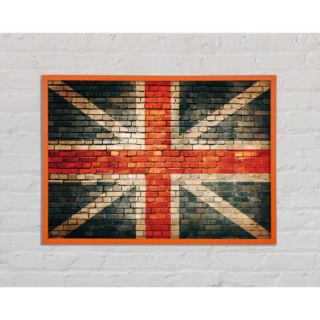 Alyxus The British Flag - Einzelner Bilderrahmen Kunstdrucke