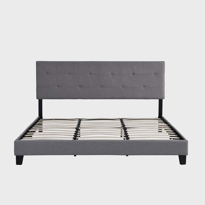 Upholstered Slat Bed