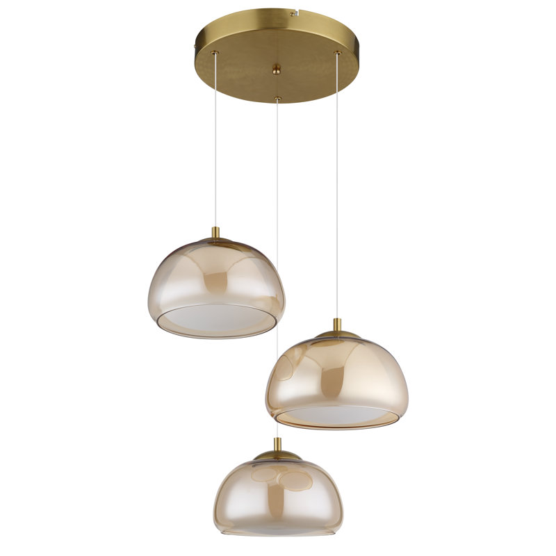 Berengario 1 - Light LED Geometric Pendant, Gold