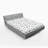 Ambesonne Yoga Fitted Sheet 2-Pack Pastel Blooming Lotus-106777749-106777816