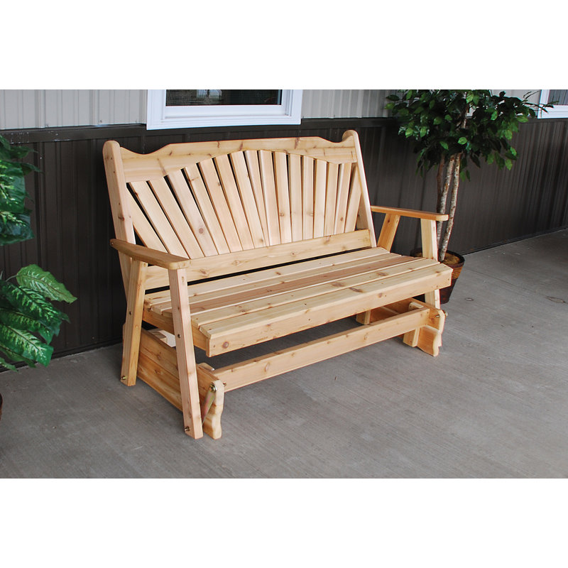 Banc oscillant Gauvin, Bois rouge