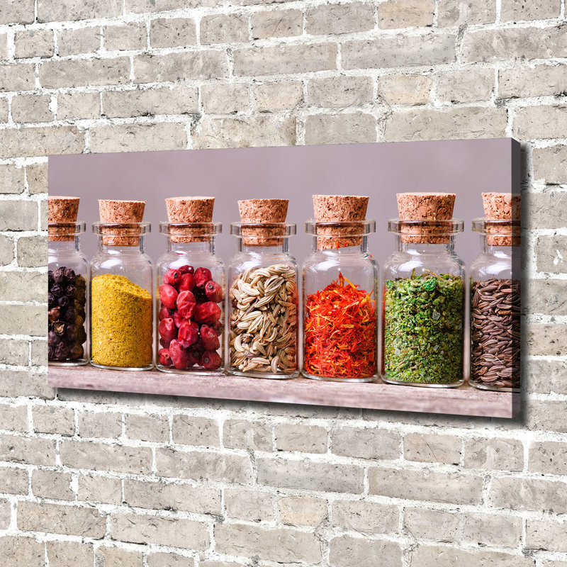 Colourful Spices - Wrapped Canvas Print