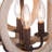 Allmeria 4-Light Wood Rectangle Pendant
