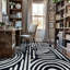 Tapis contemporain à lignes-1669872433