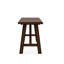 Banc en bois massif rustique avec finition en noyer rustique 1pc