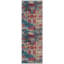 Oriental Cotton and Chenille Flatweave Area Rug-1650588300