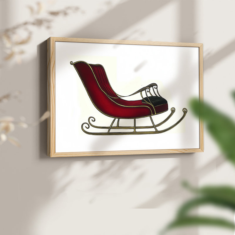 «Chirstmas Art» - DCCIV - Impression encadrée, Naturel, H 16 po x l 20 po