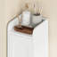 Armoire de rangement mince pour salle de bain, organisateurs de salle de bain étroits et rangement avec 4 pieds réglables, rangement pour salle de lavage pour petits espaces, cuisine, salon, 3 portes, blanc-719104184-717178972