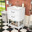 Retro Palace Bathroom Vanity: Timeless Elegance with Functional Storage-2045833557