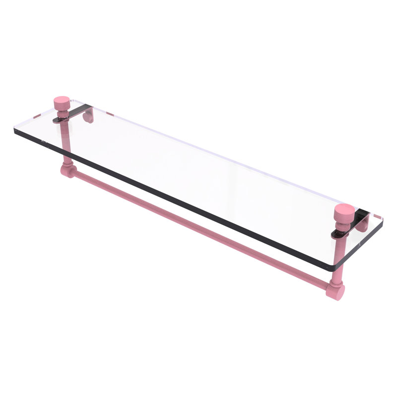 Tablette de meuble-lavabo Foxtrot, H 5 po x l 22 po x P 5 po, Rose
