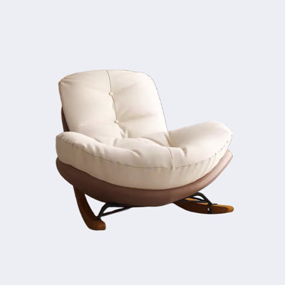 Chaise berçante de couleur assortie