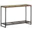 Olive 110cm Solid Wood Top Console Table-912864136