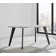 Anders Modern High Gloss Marble Effect Dining Table Set with 6 Luxury Velvet Dining Chairs