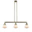 Luminaire suspendu linéaire à 3 lumières pour îlot de cuisine Chesterville-859137471-859137459-859137467