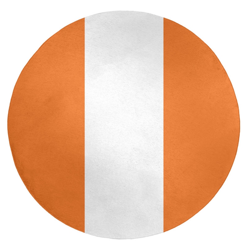 Chenille Indoor Rug, Round 5'
