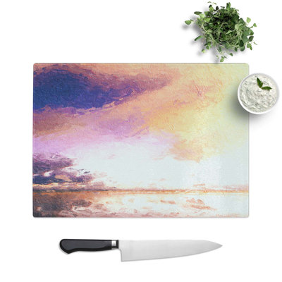 Tempered Glass Clouds over Alabama Chopping Board