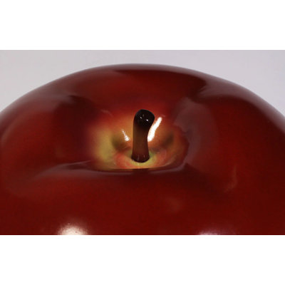 Babbi Medium Red Apple Over Sized Statue