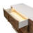 Pavira Modern 6-Drawer Dresser - Walnut